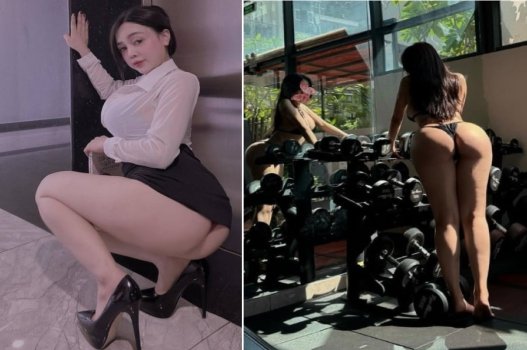 Gymer sở hữu mông to và con cặc dài