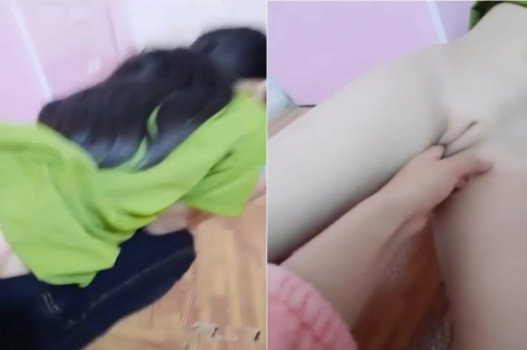 Bắn ngoài sau khi lén nhìn vùng kín non của em