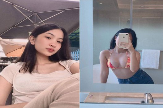 Đít Quỳnh Lương đang xoay người