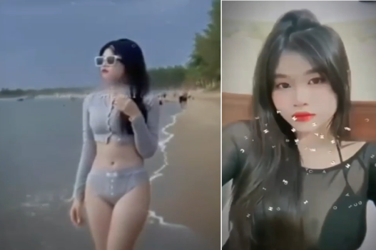 Sex nóng Mỹ Duyên đi biển với anh sếp chim to