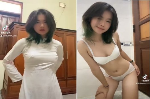 Nữ sinh nghiện việc thủ dâm bằng quần lót ren